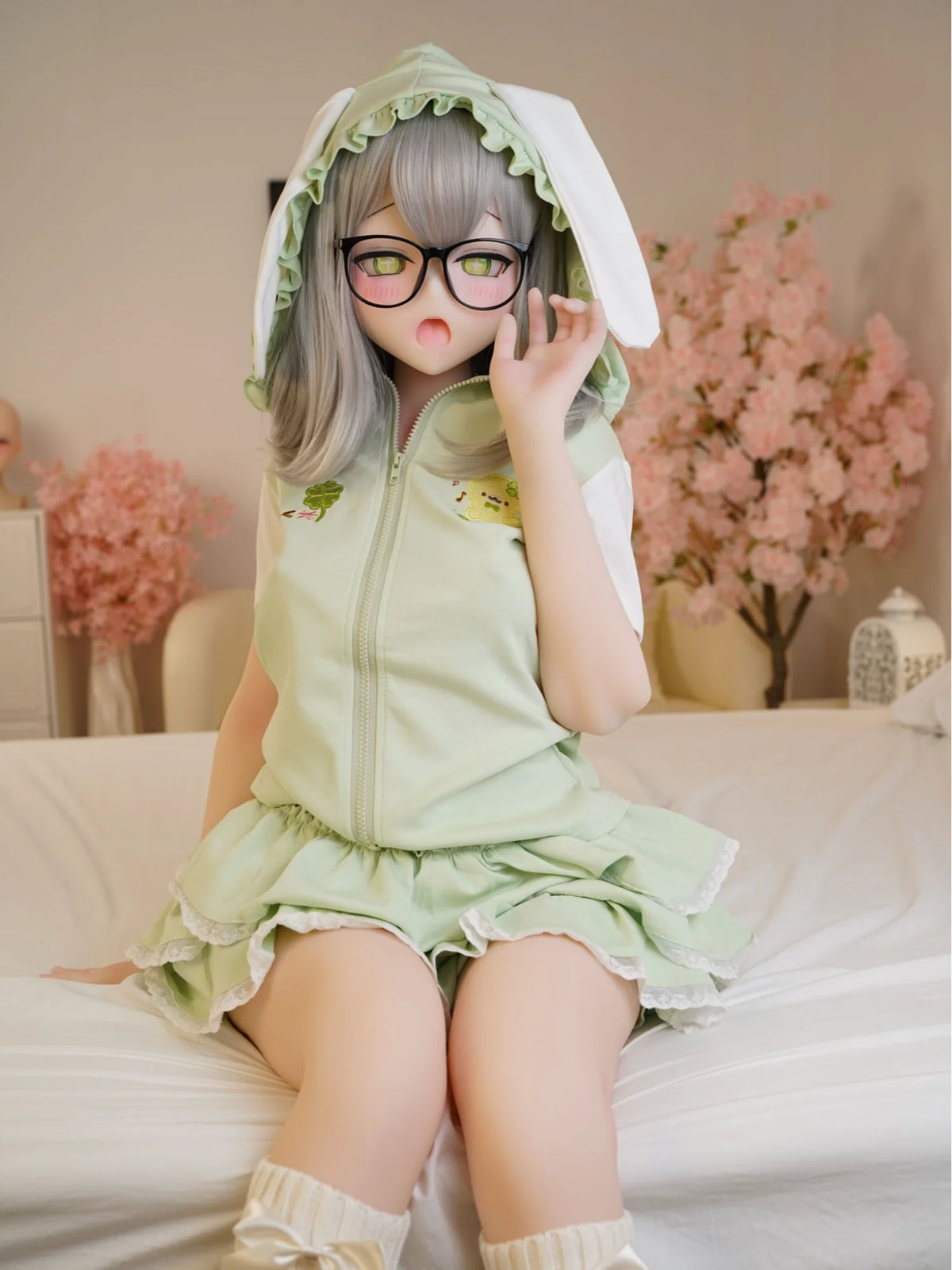 F5772-150cm(4ft11)-32.5kg Aiko B Cup S-TPE Animes Gel filled Hentai Sex Doll | IROKEBIJIN Doll