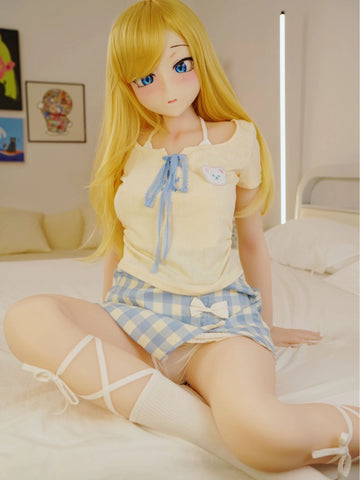 F5775-150cm(4ft11)-32.5kg Akane B Cup S-TPE Animes Gel filled Hentai Sex Doll | IROKEBIJIN Doll