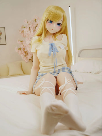 F5775-150cm(4ft11)-32.5kg Akane B Cup S-TPE Animes Gel filled Hentai Sex Doll | IROKEBIJIN Doll