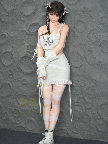 F2425- 158cm/5ft2 E Cup ROS Korean K-pop Girl Group Realistic Silicone Sex Doll | Wonder Dolly-Irontech Doll