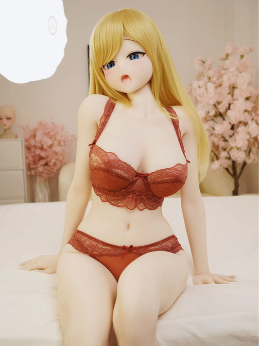 F5911-152cm(4ft12)-32kg Aiko C Cup S-TPE Gel filled Breasts Anime Hentai Sex Doll | IROKEBIJIN Doll