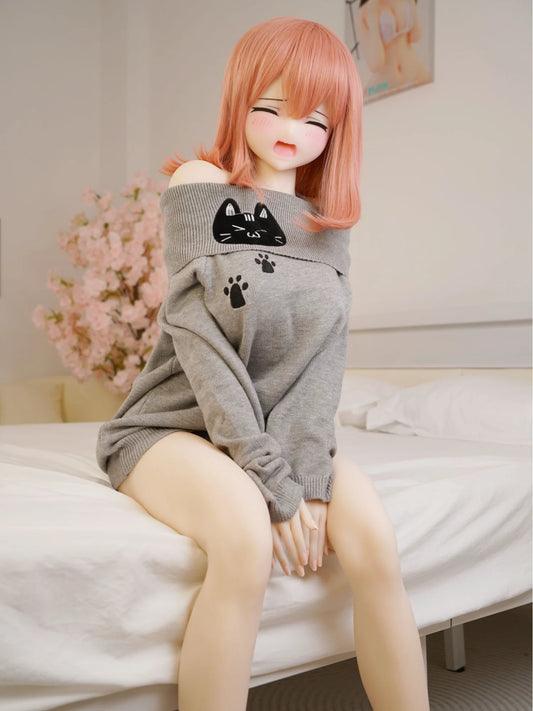 F5909-152cm(4ft12)-32kg Hina C Cup S-TPE Gel filled Breasts Anime Hentai Sex Doll | IROKEBIJIN Doll