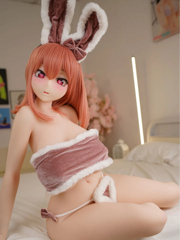 F5918-150cm(4ft9)-37.6kg Akane L Cup S-TPE Gel Filled Big Breasts Animes BBW Mini Hentai Sex Doll | IROKEBIJIN Doll
