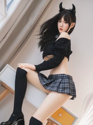 F5450-158cm/5ft2-28kg T10 F Cup Silicone Asian Sex Dolls | Top Fire Doll