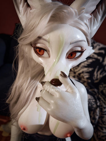 F768-160cm(5ft25)-38.5kg C Cup Silicone Fox Girl Furry Animal ROS Sex Doll |Moonvale Doll