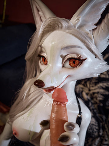 F768-160cm(5ft25)-38.5kg C Cup Silicone Fox Girl Furry Animal ROS Sex Doll |Moonvale Doll