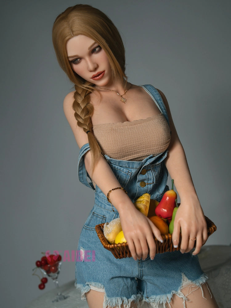 F8198-158cm(5ft2)-32kg F Cup AB23 ROS Silicone Sex Doll | Aibei Doll Luxe