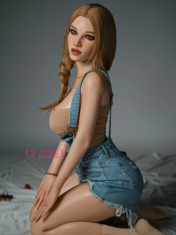 F8198-158cm(5ft2)-32kg F Cup AB23 ROS Silicone Sex Doll | Aibei Doll Luxe