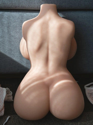 T478 - 14.3 lbs E Cup Realistic Half Body Silicone Life Size BBW Sex Doll Torso | SY Doll