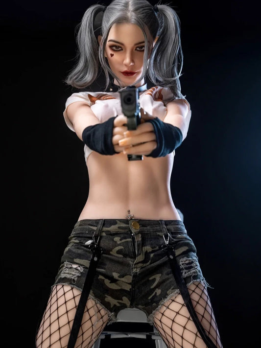 F1751-173cm/5ft7 C Cup Petite Clown ROS Movable Jaw real life sex dolls For Men-SY Dolls