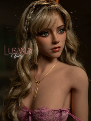 F9154-167cm(5ft4)-28.5kg Belle B Cup Silicone ROS Best Life Size Sex Doll丨Lusandy doll
