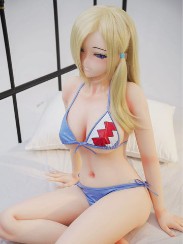 F4513-150cm(4ft9)-25kg Kasumi F Cup Silicone Animes Mini Hentai Sex Doll | IROKEBIJIN Doll