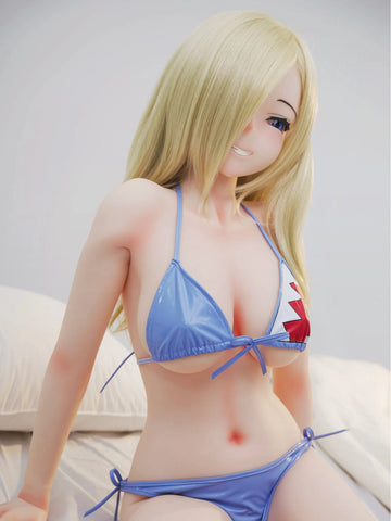 F4513-150cm(4ft9)-25kg Kasumi F Cup Silicone Animes Mini Hentai Sex Doll | IROKEBIJIN Doll