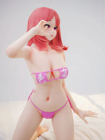 F4512-150cm(4ft9)-25kg Akane F Cup Silicone Animes Mini Hentai Sex Doll | IROKEBIJIN Doll