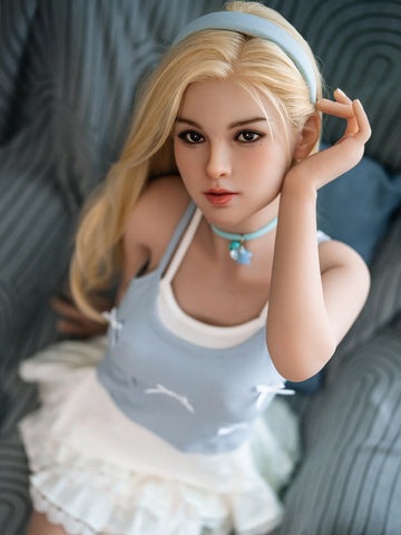F7607-150cm/4ft9 26kg C Cup Movable Jaw Head TPE Sex Doll | SY Doll