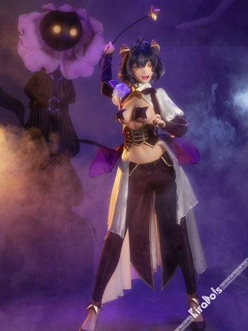 F8653—155cm/5ft1-30kg B Cup Silicone Anime Cosplay Sex Doll with Costume | Kiradols DLC Series