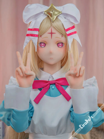 F8651—150cm/4ft9-29kg A Cup Silicone Maid Anime Cosplay Sex Doll with Costume | Kiradols DLC Series