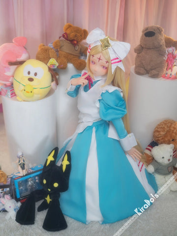F8651—150cm/4ft9-29kg A Cup Silicone Maid Anime Cosplay Sex Doll with Costume | Kiradols DLC Series