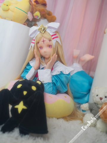 F8651—150cm/4ft9-29kg A Cup Silicone Maid Anime Cosplay Sex Doll with Costume | Kiradols DLC Series
