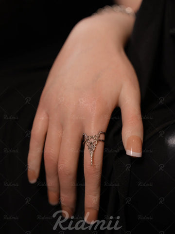 F8534-164cm/37kg Silicone life size sex doll adult female sex doll Aisha| Ridmii