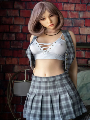 F1651-160cm/5ft2 E Cup Anime Face Full Silicone Sex Doll