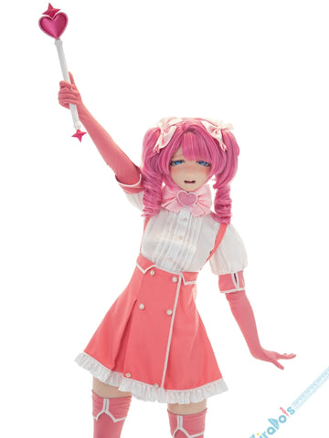 F8654—155cm/5ft1-30kg B Cup Silicone Shy Anime Cosplay Sex Doll with Costume | Kiradols DLC Series