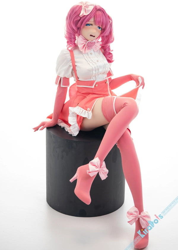 F8654—155cm/5ft1-30kg B Cup Silicone Shy Anime Cosplay Sex Doll with Costume | Kiradols DLC Series