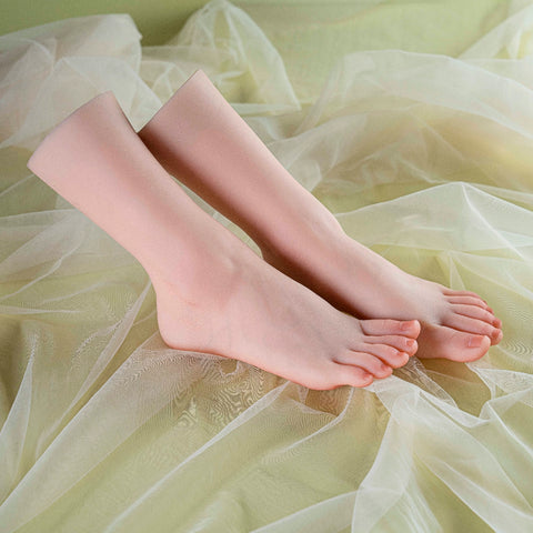 V32 - Ultra-Soft Silicone Feet — Real Feel Footjob Sex Toy with Foot Sex