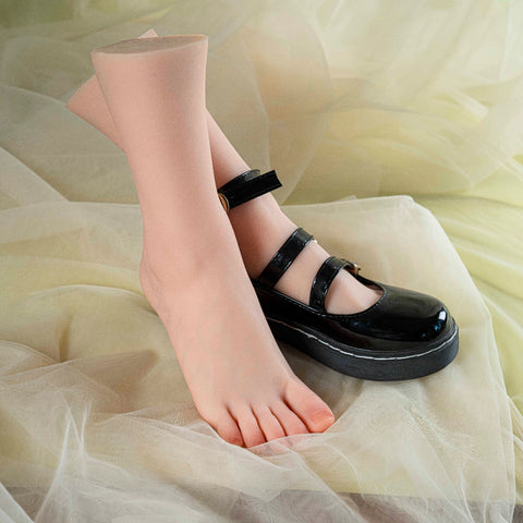 V32 - Ultra-Soft Silicone Feet — Real Feel Footjob Sex Toy with Foot Sex