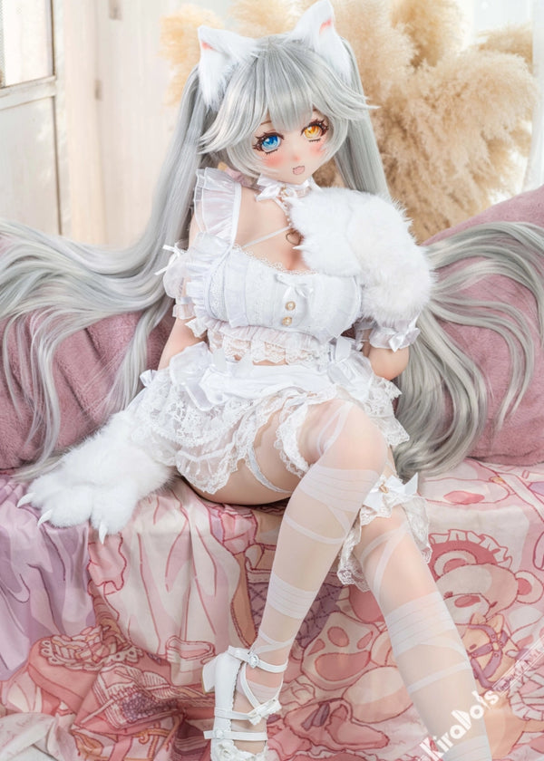 F8666—155cm/5ft1-31kg D Cup Silicone Realistic Japanese Cat Girl Anime Sex Doll  | Kiradols