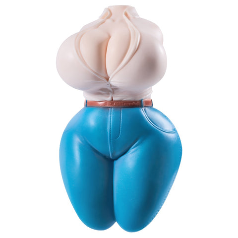 P73-6.39lb Cowgirl Busty Big Ass Silicone Fake Pussy Cheap BBW Sex Toy | MRL