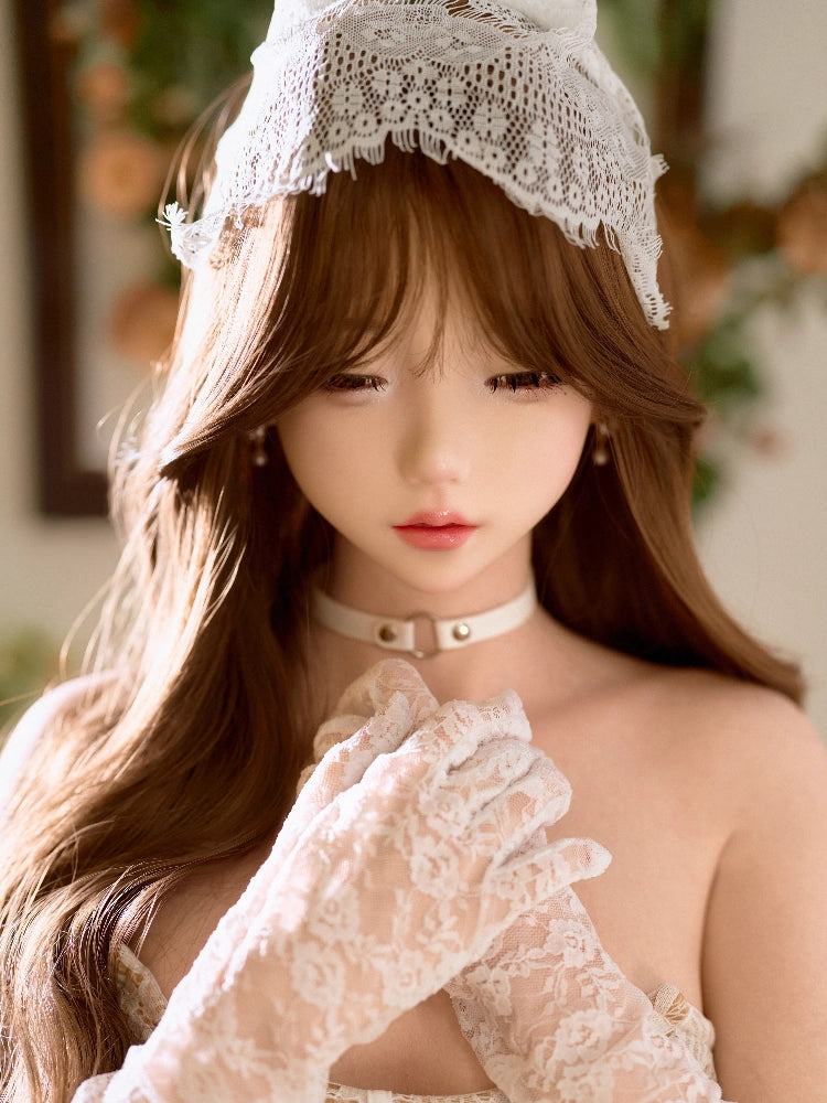 F7721—153cm/5ft24-35kg B Cup Full Silicone Realistic Lightweight Mini Sex Doll Moya | Jiusheng Doll（副本）