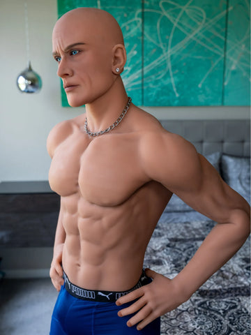 F1654-170cm/5ft7 Femboy Muscular Male TPE Sex Doll | Doll Forever