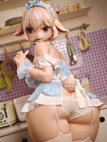 F789-160cm(5ft25)-44kg D Cup Anime Sheep Girl Furry Silicone Sex Doll |Moonvale Doll