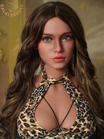 F7528-163cm D Cup Black Silicone Sex Doll | Galatea Doll