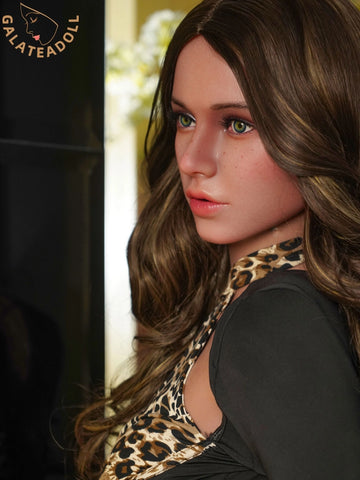 F7528-163cm D Cup Black Silicone Sex Doll | Galatea Doll