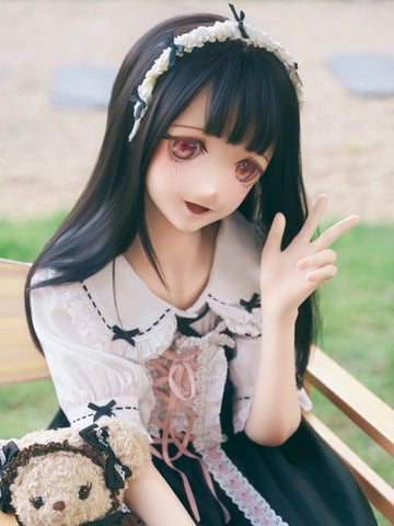 F8648—150cm/4ft9-29kg A Cup Silicone Female Anime Sex Doll Himari | Kiradols