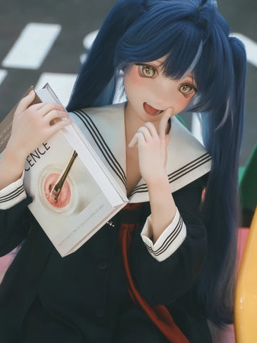 F8646—150cm/4ft9-29kg A Cup Silicone Female Anime Sex Doll Umegawa Kurako | Kiradols