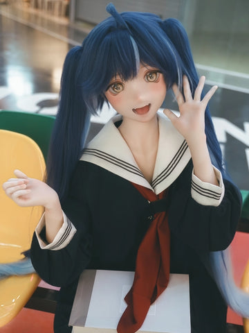 F8646—150cm/4ft9-29kg A Cup Silicone Female Anime Sex Doll Umegawa Kurako | Kiradols