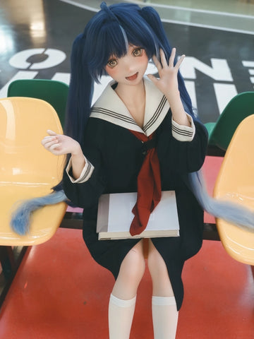 F8646—150cm/4ft9-29kg A Cup Silicone Female Anime Sex Doll Umegawa Kurako | Kiradols