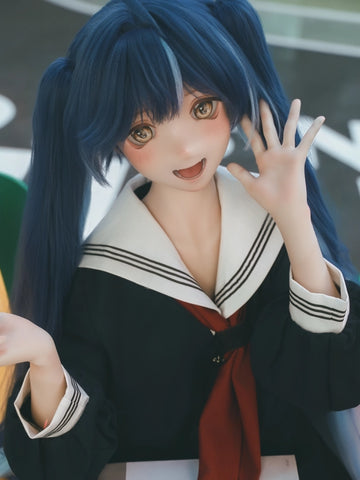 F8646—150cm/4ft9-29kg A Cup Silicone Female Anime Sex Doll Umegawa Kurako | Kiradols