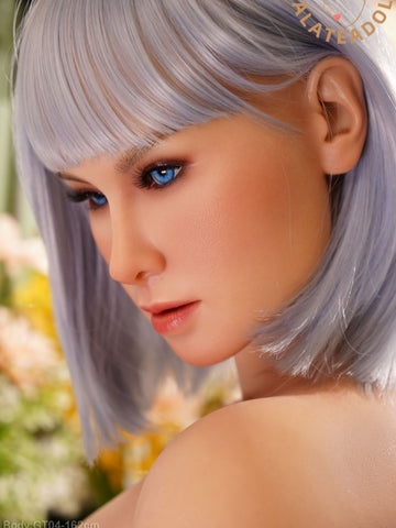 F5154-162cm D Cup Blue Hair ROS Silicone Sex Doll | Galatea doll