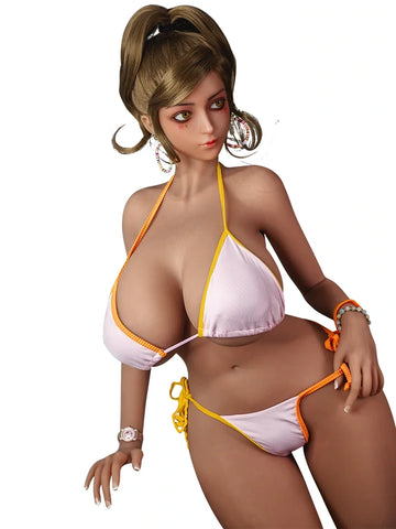 F1609-157cm/5ft2  D Cup Realistic Silicone Head Sex Doll |Rosretty Doll
