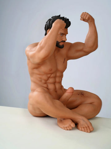 P101-4LB Silicone pocket pussy dildo Mini Hentai Realistic Male Sex Doll