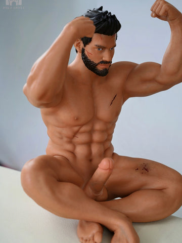 P101-4LB Silicone pocket pussy dildo Mini Hentai Realistic Male Sex Doll