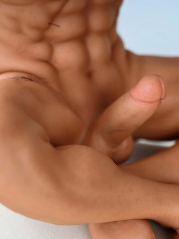 P101-4LB Silicone pocket pussy dildo Mini Hentai Realistic Male Sex Doll