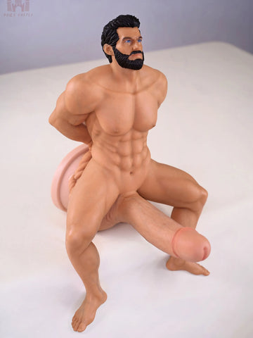 P382-6.2LB-7.08in Penis With Suction Cup Silicone Hentai Male Mini Sex Doll  | Doll Castle