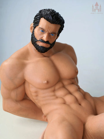 P382-6.2LB-7.08in Penis With Suction Cup Silicone Hentai Male Mini Sex Doll  | Doll Castle