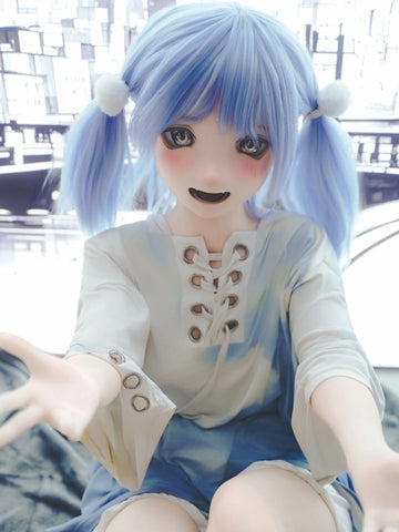 F8646—150cm/4ft9-29kg A Cup Silicone Female Anime Sex Doll Umegawa Kurako | Kiradols