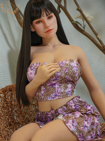 F7591-163cm D Cup Silicone Sex Doll | Galatea doll